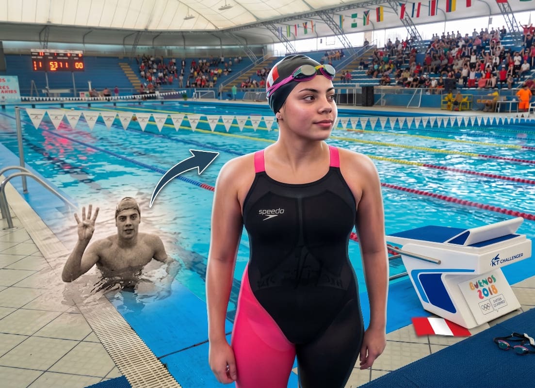 Samantha Bello una de las grandes esperanzas de la natación peruana 1