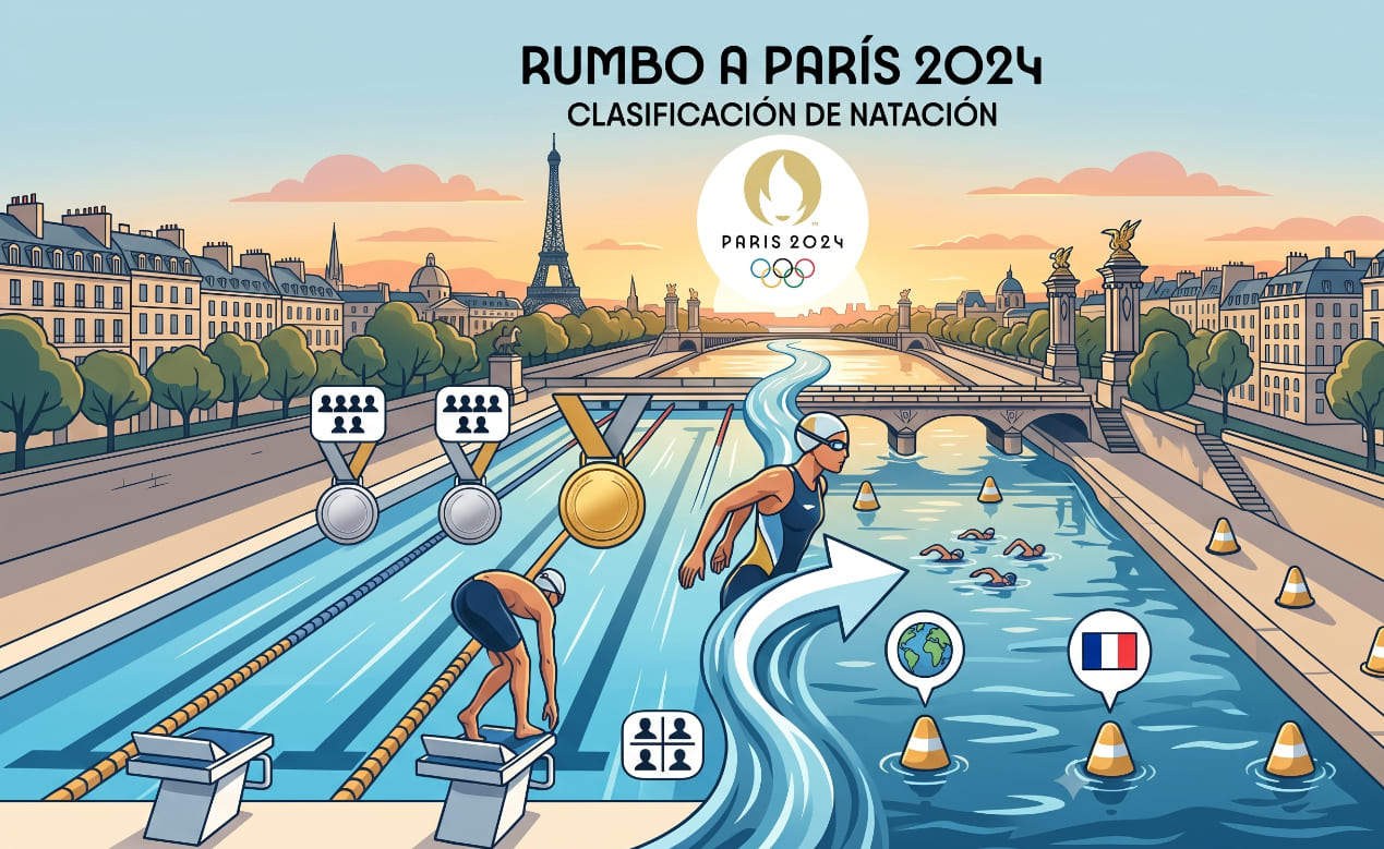 París 2024 criterios de clasificación en natación y aguas abiertas