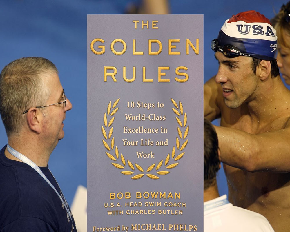 Bob Bowman, el legendario entrenador de Michael Phelps, compartiendo sus hábitos de éxito.