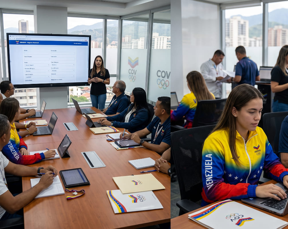 Comité Olímpico Venezolano inició el proceso de registro y actualización de su base de datos