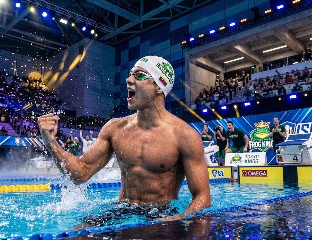 Cristian Quintero impuso récord nacional 100m libre en la ISL