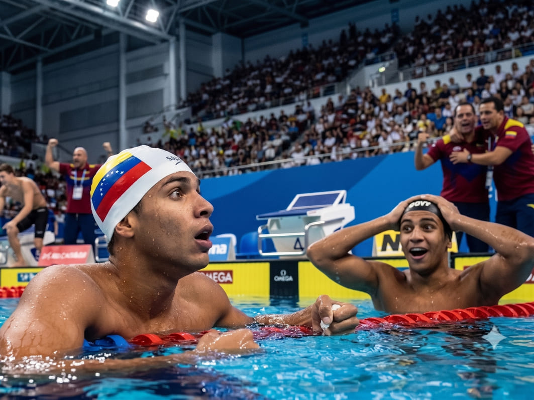 Robinson Molina hace historia en la natación venezolana