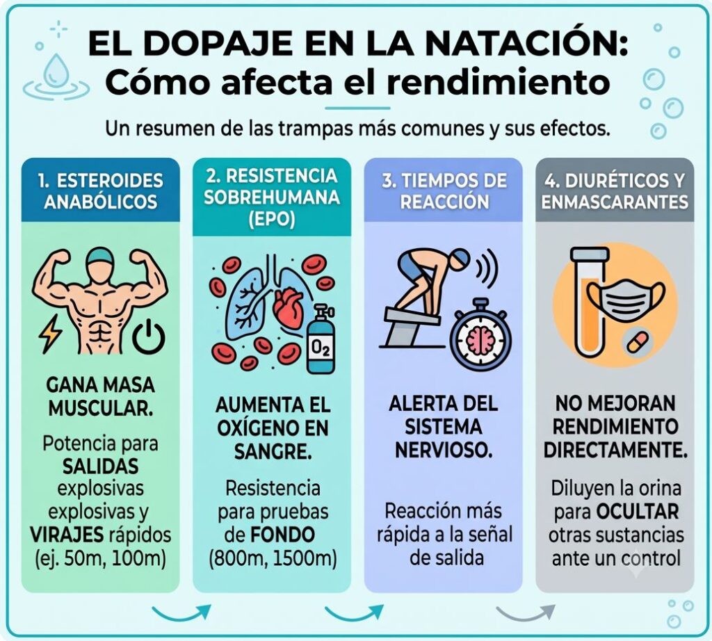 ¿Qué es doparse? Definición y Reglas en Natación 2026