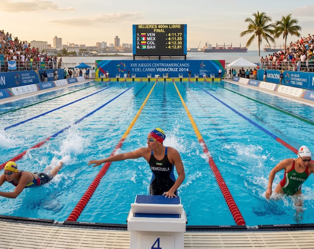 Memorias de los Centroamericanos y del Caribe de Veracruz 2014 – Natación