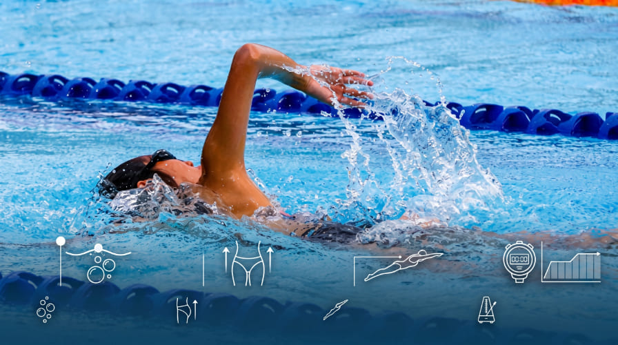 entrenamiento natación principiantes